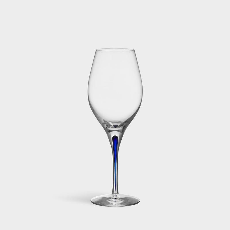 Orrefors Intermezzo 14 Fl. Oz. Stemmed Wine Glass - Blue Drop - Kitchen & Dining Crystal Glassware, Versatile Serving for Merlot, Pinot Noir, Mimosa, Dishwasher Safe - Image 1